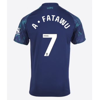 Billige Fotballdrakt Leicester City Issahaku Fatawu #7 Replika Bortedrakt 2025-26 Kortermet